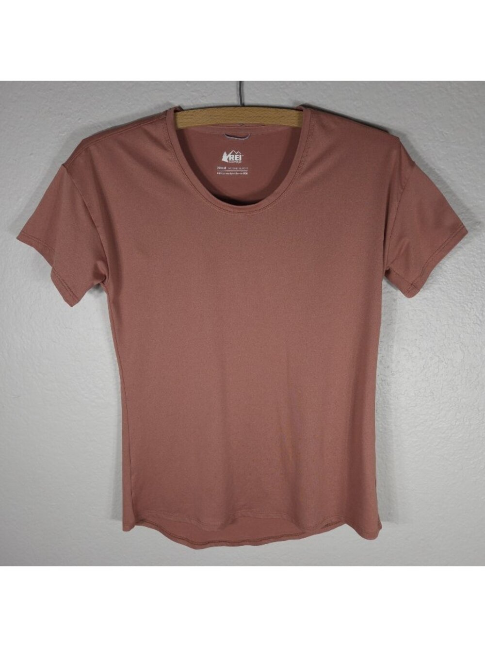 REI CoOp Short Sleeve Shirt Women's XS Terra TerracotaLightweight Round Neck